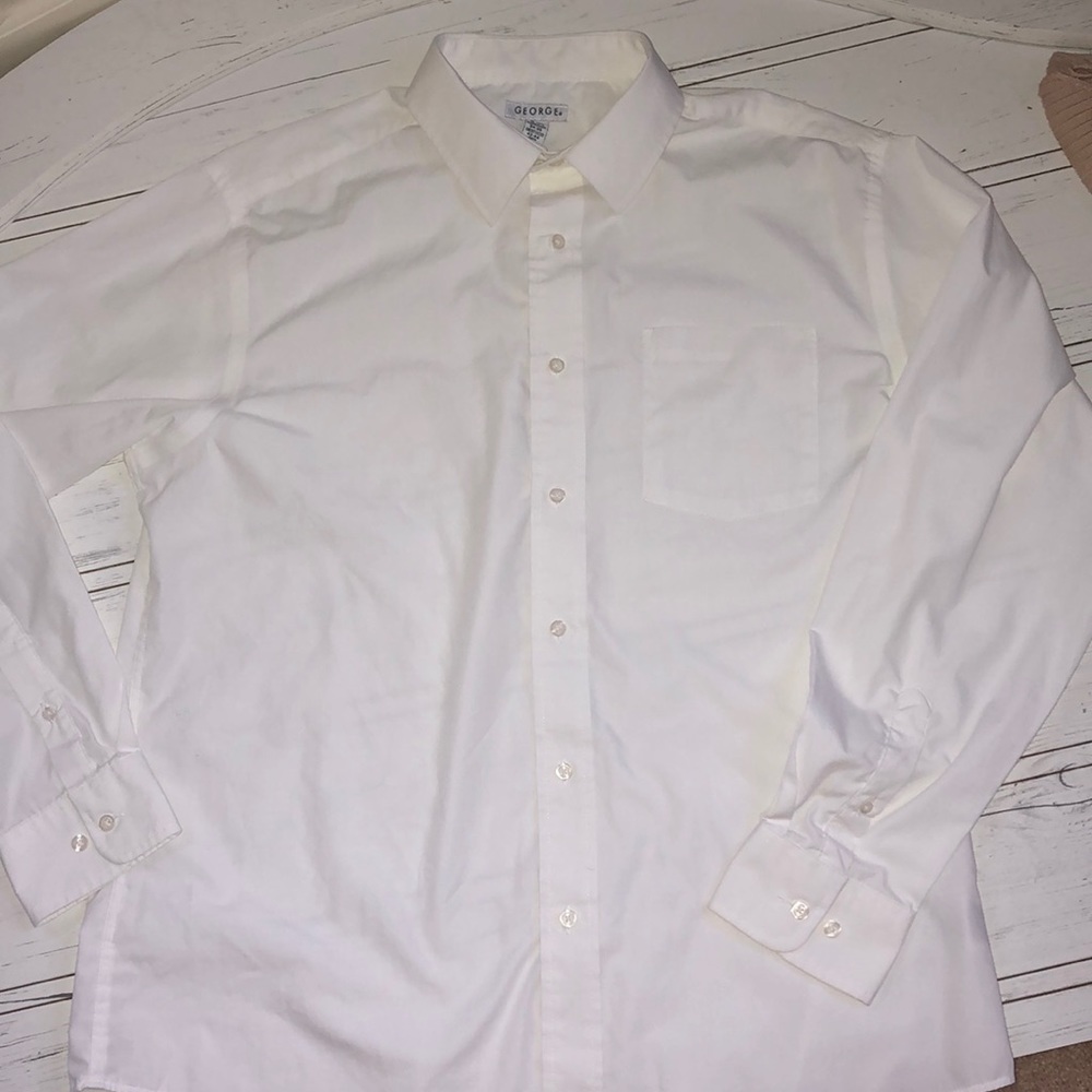 George White Long Sleeve Button Down